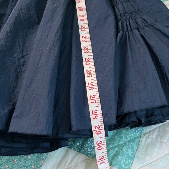 Y2K Marie Claire Midi Skirt Womens Blue Ruffle Whimsigoth 2000s Vintage Fairy - Picture 9 of 9